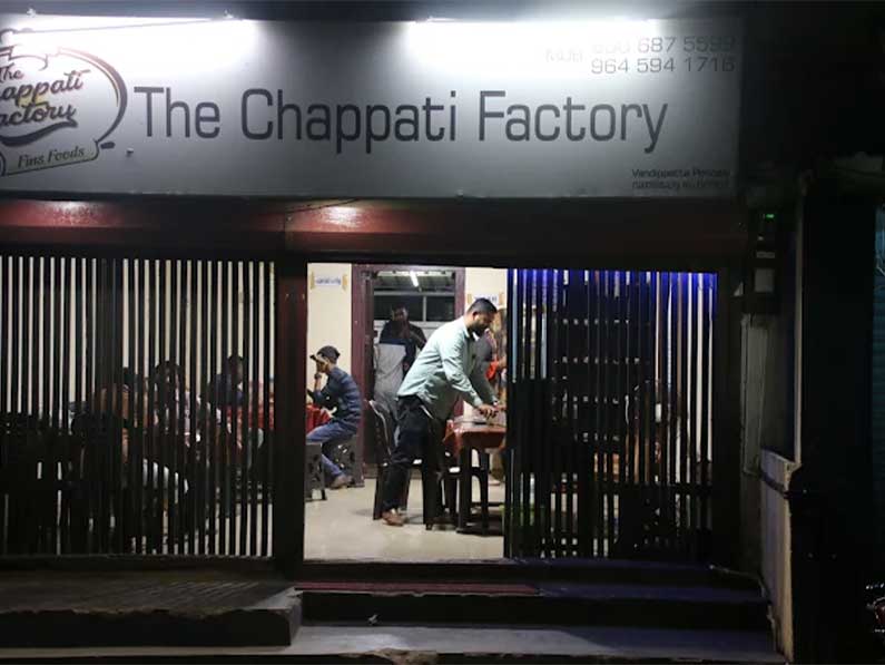 Chappathi Factory restaurant in Ponnani