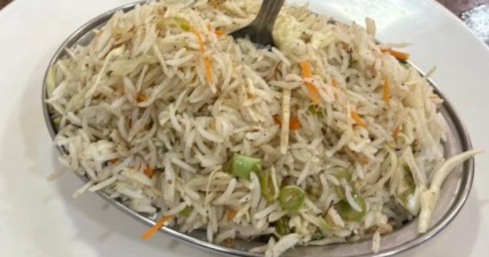 veg fried rice Sowparnika Restaurant guruvayur