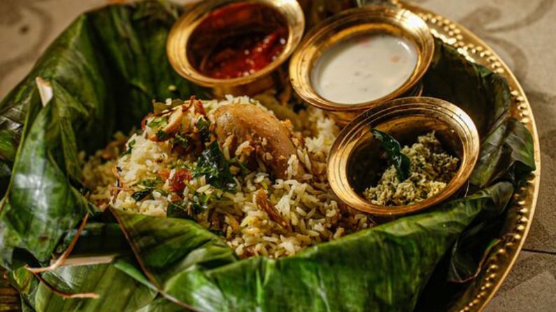 Nikkah Biriyani at Chef Pillai Restaurant, Kochi popular biryani dish among restaurants in Kochi