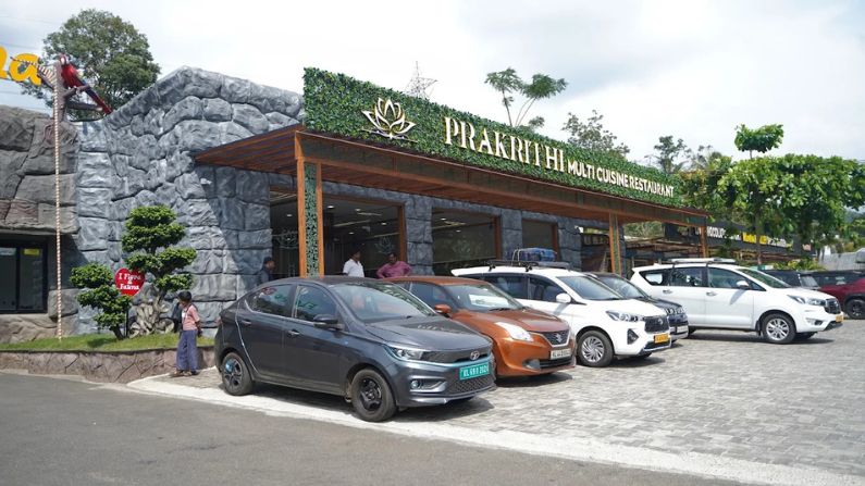 Restaurant in Idukki showcasing the welcoming exterior of Prakrithi Multi Cuisine Restaurant