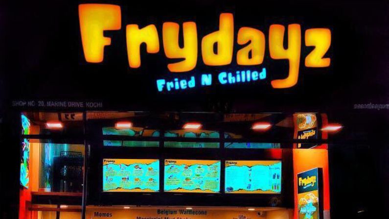 Frydayz restaurant near Marine Drive Kochi popular fast food spot among restaurants in Marine Drive