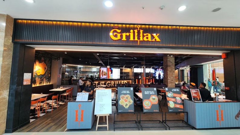 The Grillax Lulu Mall Kochi grilled food restaurant among popular restaurants in Edappally
