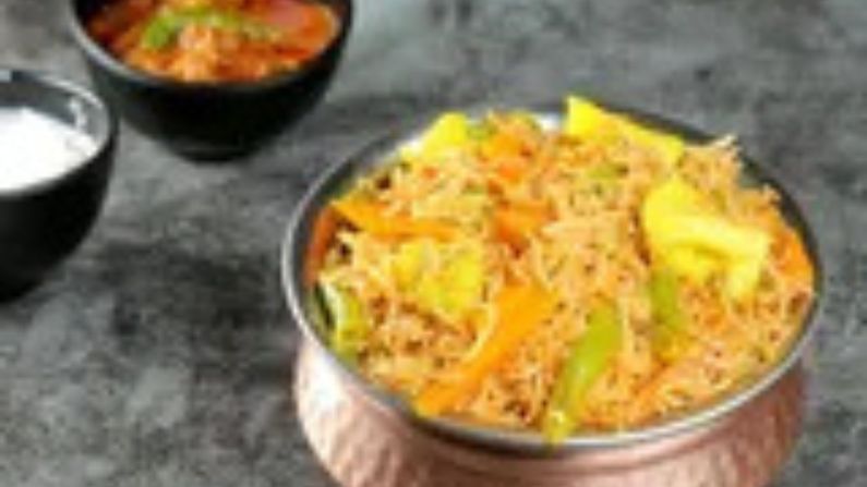 Signature biryani platter served at Aasife Biriyani in Thiruvananthapuram.