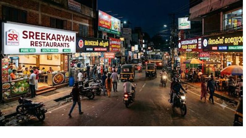 restaurants in sreekaryam